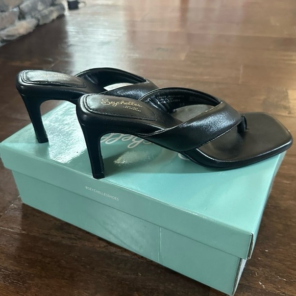 Seychelles EGO Black Leather Sandals – Women’s Size 7.5, Brand New, Retail $109 - Picture 11 of 13